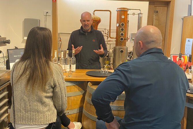 Cambridge Hobart Wine & Spirits Tour- Optional Lunch of Choice - Stop 2: Drifters End Distilling Company for gins and one whisky