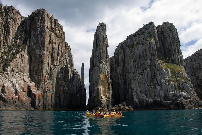 Tasman Peninsula full day kayaking tour - On-water setup: double kayaks, guidance, and real safety comfort